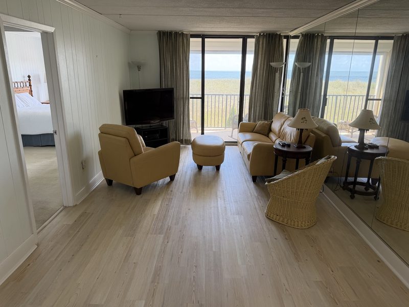 Finished flooring installation by Coastal Coatings, project 2