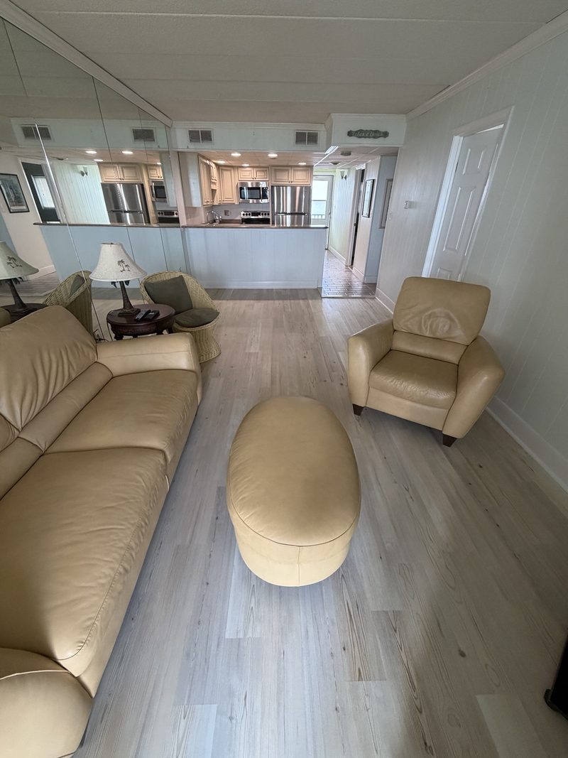 Finished flooring installation by Coastal Coatings, project 3