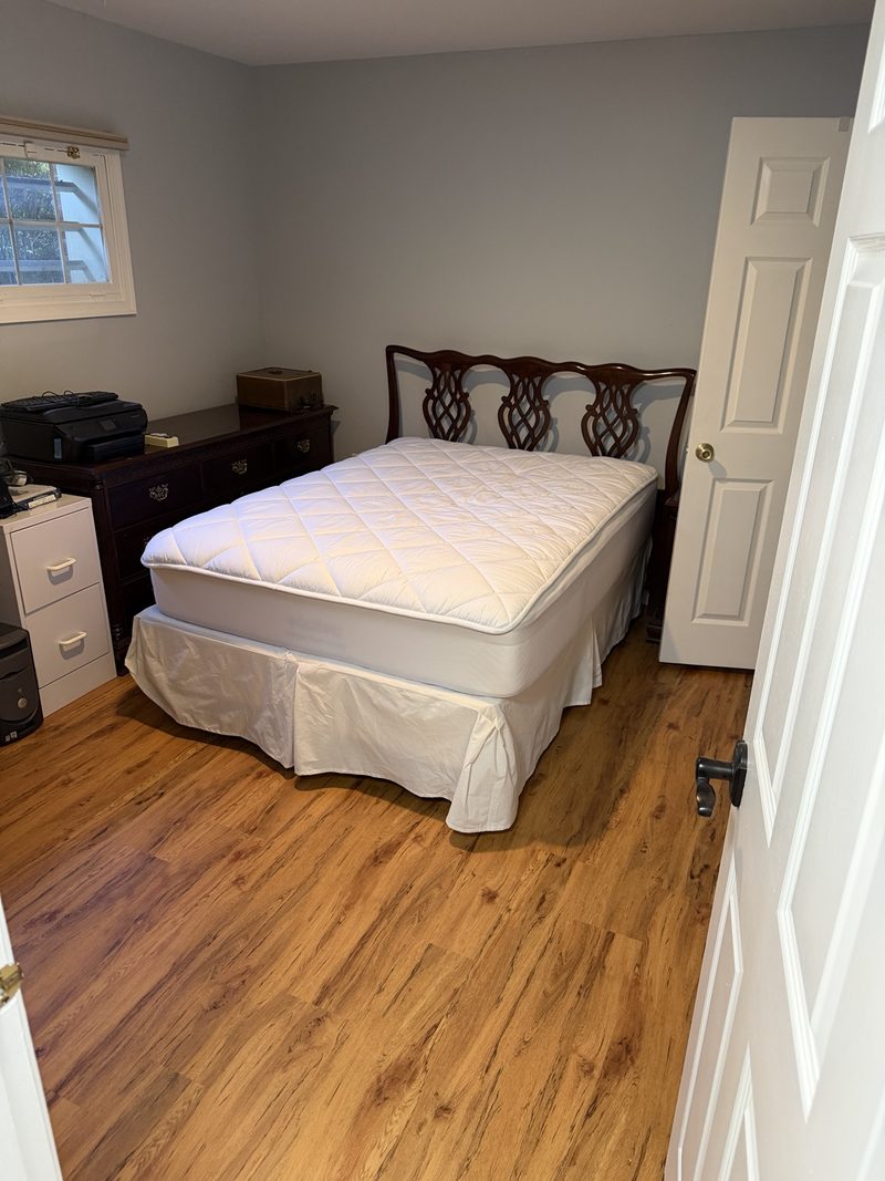 Finished flooring installation by Coastal Coatings, project 4