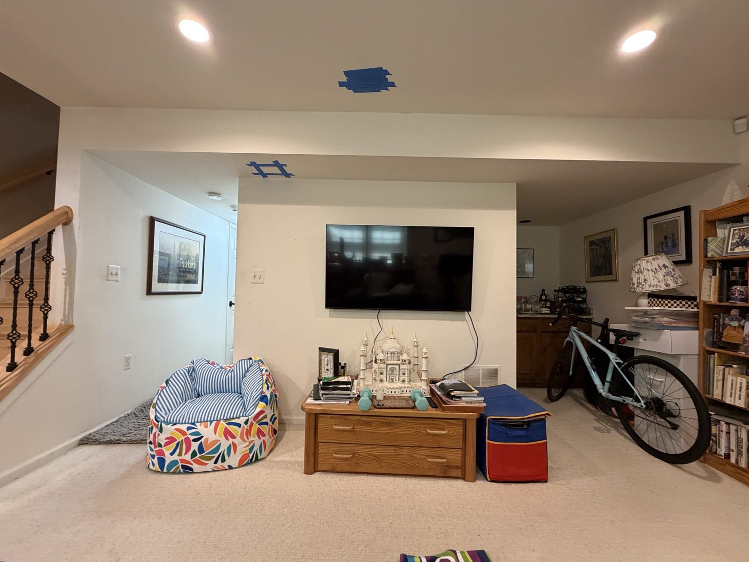 Finished residential interior painting by Coastal Coatings, project 1