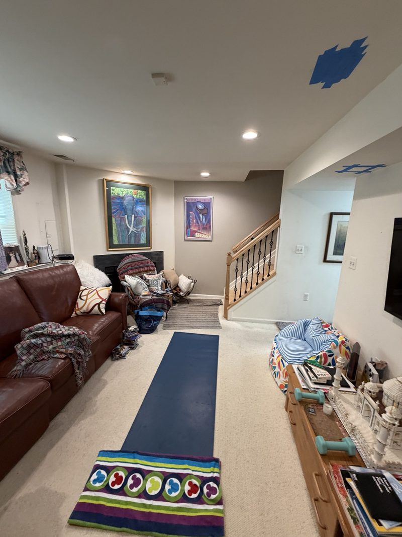 Finished residential interior painting by Coastal Coatings, project 2