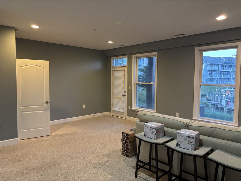 Finished residential interior painting by Coastal Coatings, project 17