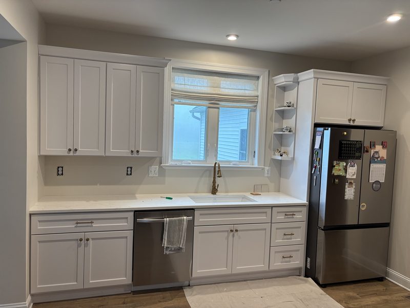 Finished kitchen tile and backsplash work by Coastal Coatings, project 2