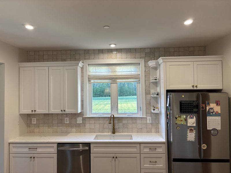 Finished kitchen tile and backsplash work by Coastal Coatings, project 3